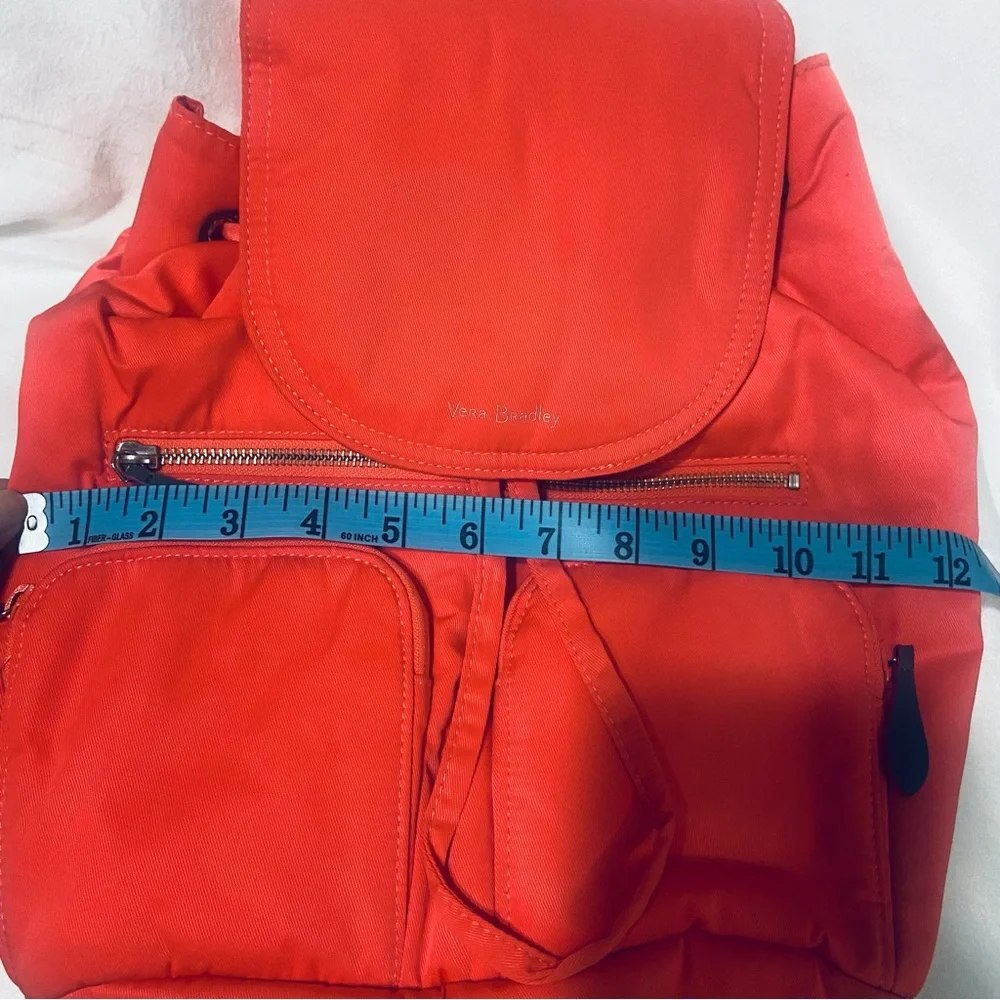 New Vera Bradley Midtown Cargo Coral Backpack with Padded Straps